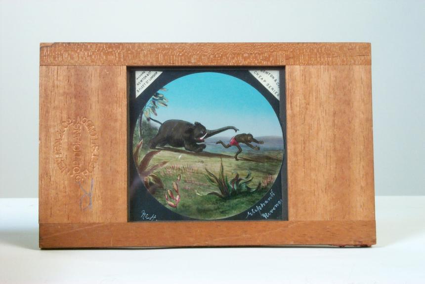 Magic Lantern slide series: 'The Elephant's Revenge'