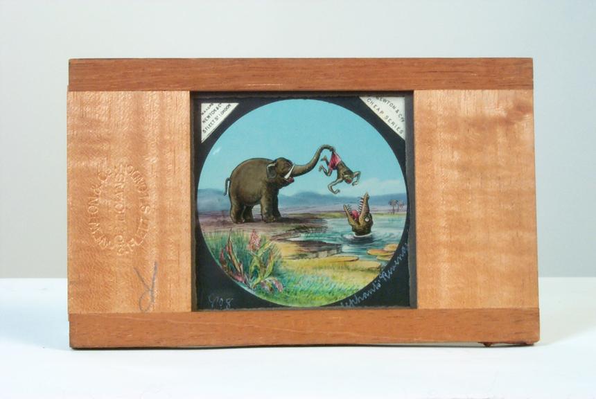 Magic Lantern slide series: 'The Elephant's Revenge'