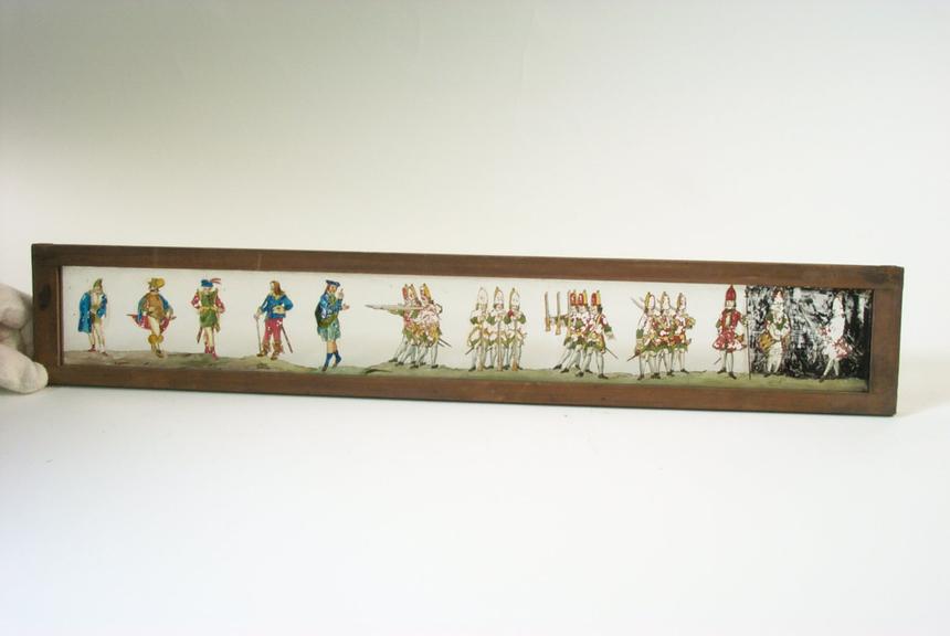 Panoramic magic lantern slide