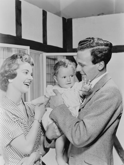 Young couple with baby