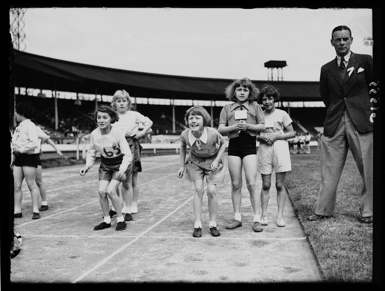 Schools' athletics meeting
    A photograph of competitors at