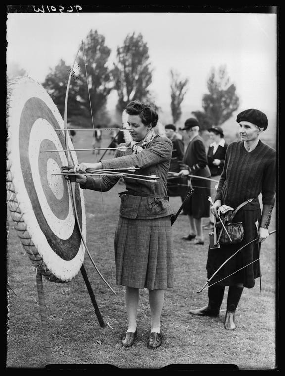 Archery tournament
    A photograph of competitors at an archery