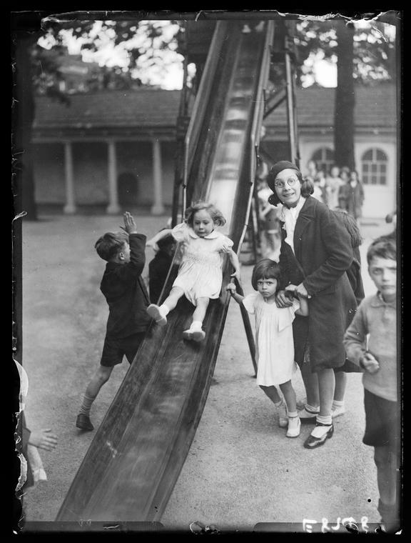 Children's playground
    A photograph of children playing at the