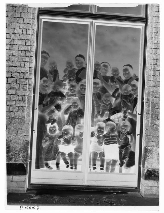 Children's home
A photograph of children and staff at the