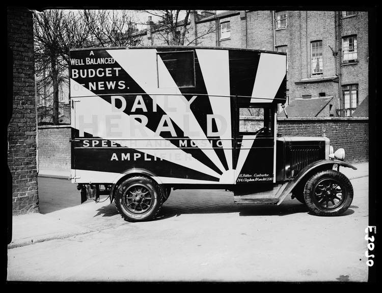 Daily Herald radio van
    A photograph of a Daily Herald radio