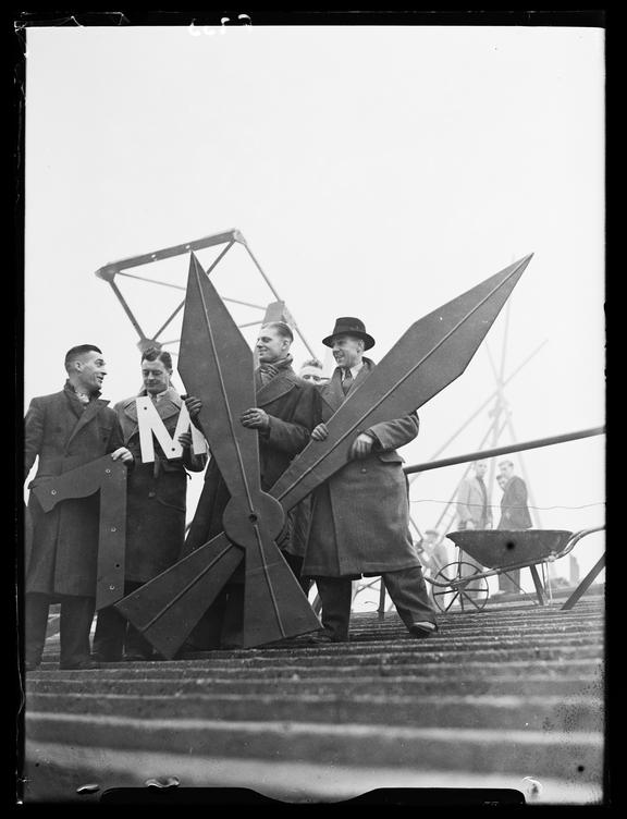 New clock at Millwall Football Club
    A photograph of four