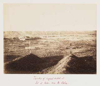 Tombs of English killed at Tel-el-Kebir near the station