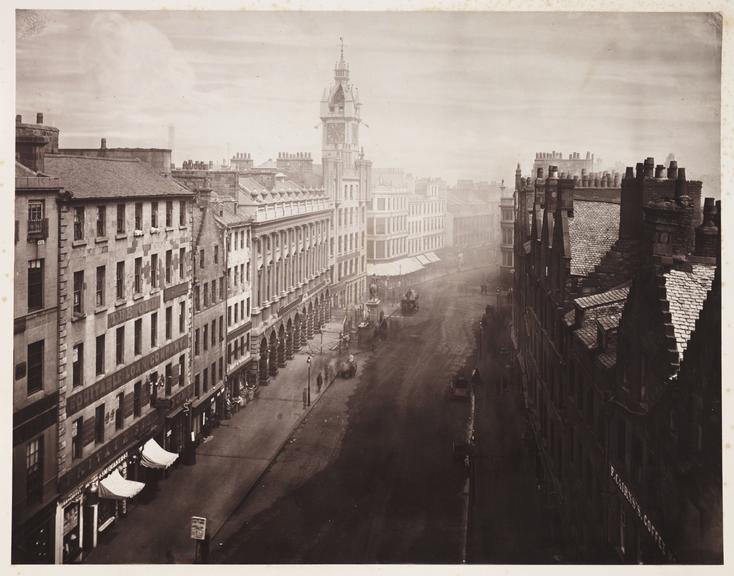 'Trongate, From Tron Steeple', 1868
    A photograph of Trongate