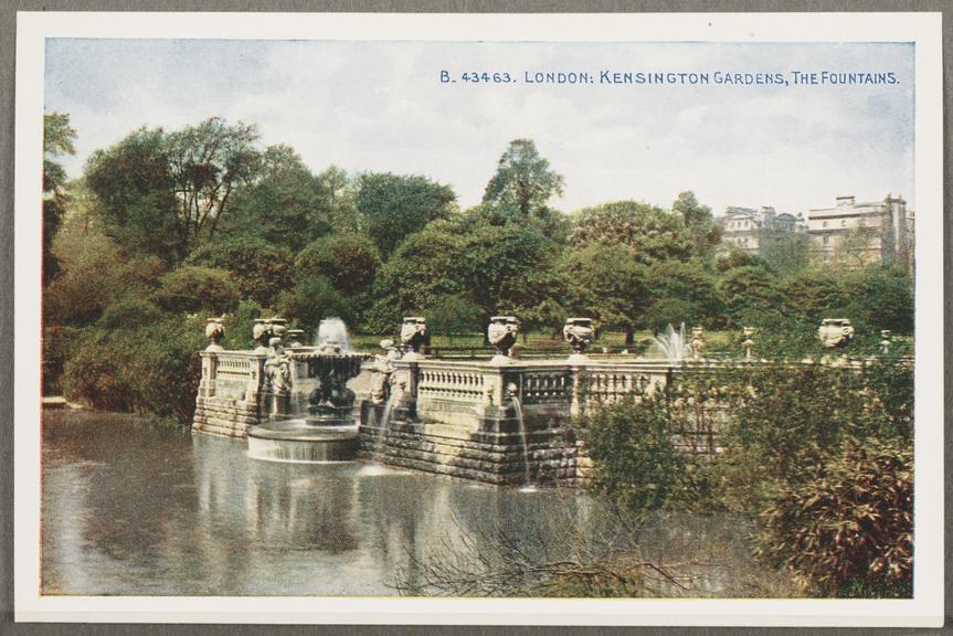 'London: Kensington Gardens, The Fountains'