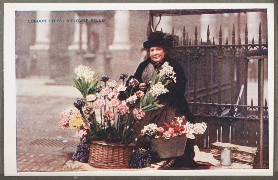 London Types: A Flower Seller