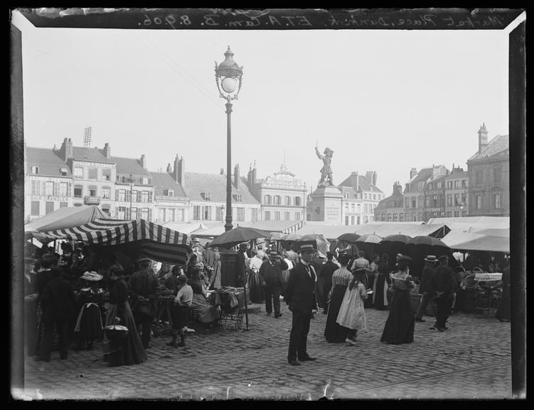 'Market Place In Dunkirk'