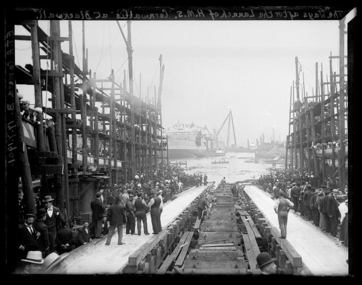 The Ways After The Launch Of HMS 'Cornwallis' At Blackwall