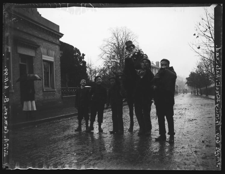 Braggs Guy, Trinity St., Halstead (photograph; digital positive from celluloid negative)