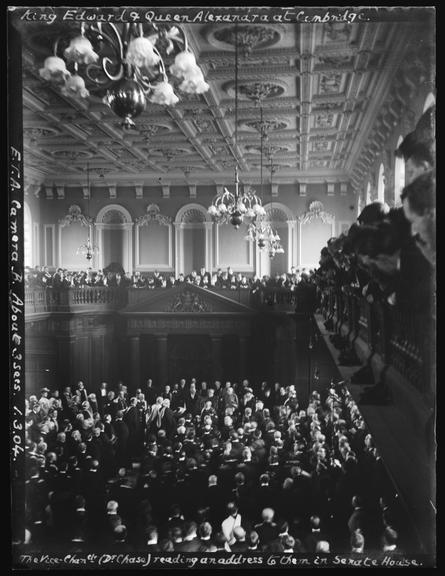 King Edward and Queen Alexandra at Cambridge