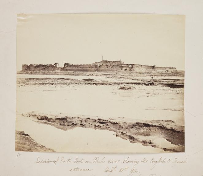 'Exterior of North fort on Peiho River..