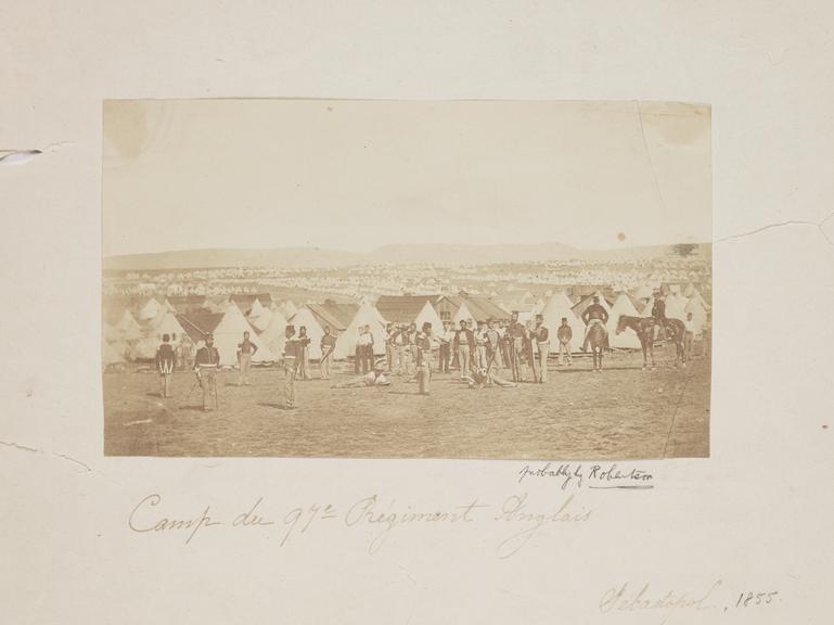 'Camp du 97th Regiment Anglais'
    A photograph of a British