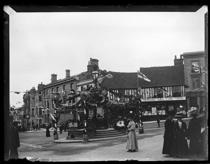 'Coronation Decorations In Halstead'