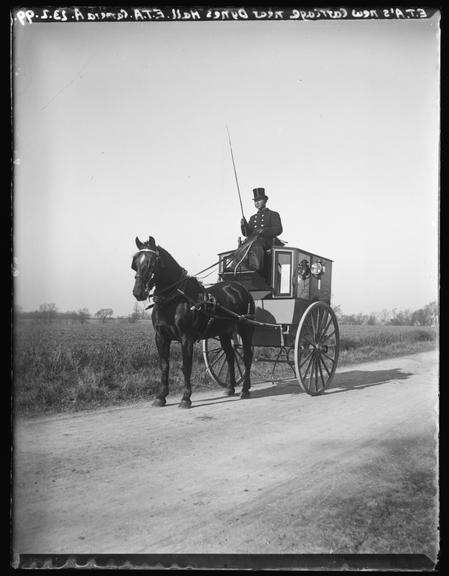 Edgar Tarry Adams' New Carriage Near Dynes Hall