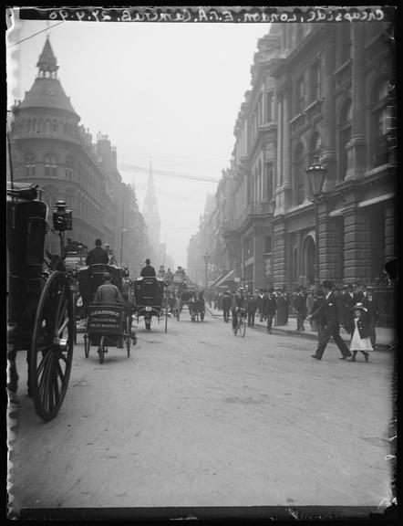 'Cheapside, London', 1898
    A photograph of Cheapside in London