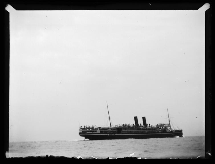 Steam Liner at Sea