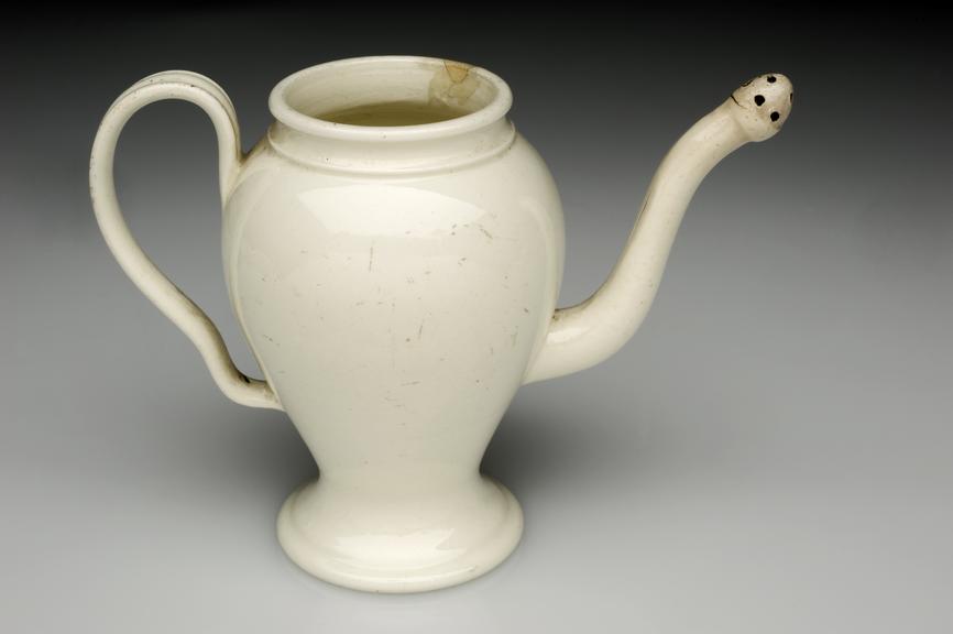 Bubby pot for infant feeding, possibly by Wedgwood, English