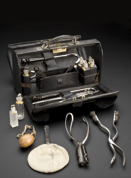 Midwifery bag, United Kingdom, 1866-1900