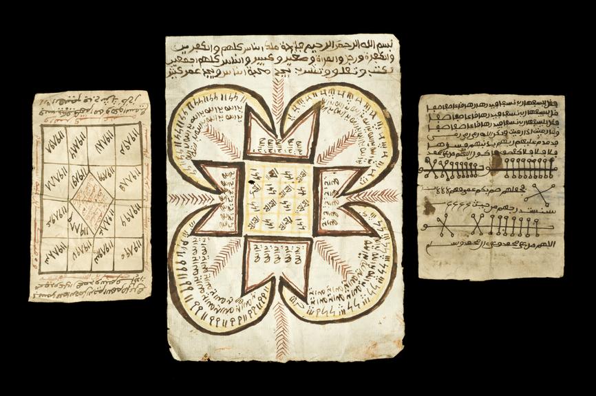 Handwritten talisman, Ashanti people, Ghana, 1891-1900