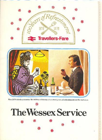 100 years of refreshment travellers fare the wessex service