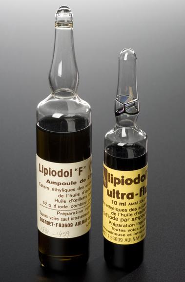 Ampoules of Lipiodol