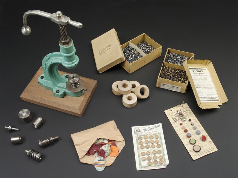 Button making equipment for occupational therapy