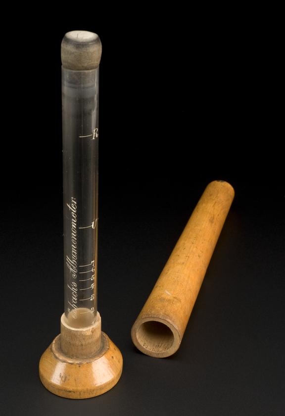 Esbach albuminimeter, in wooden case
