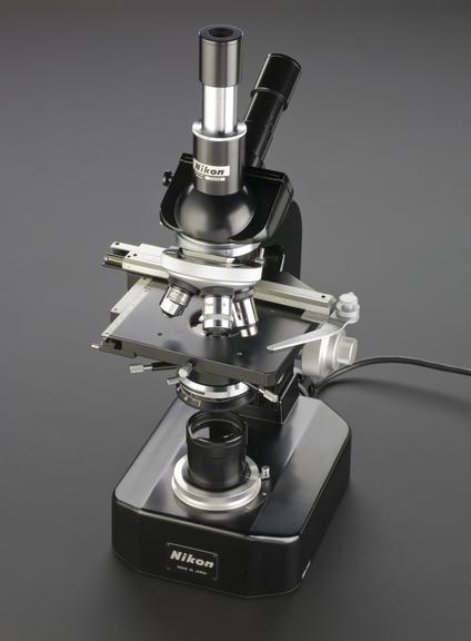 Microscope, 'Nikon L-Ke', with binocular eyepiece