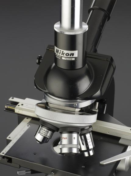 Microscope, 'Nikon L-Ke', with binocular eyepiece