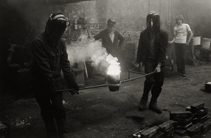 Pouring Metal, Leggott's Foundry, Bradford