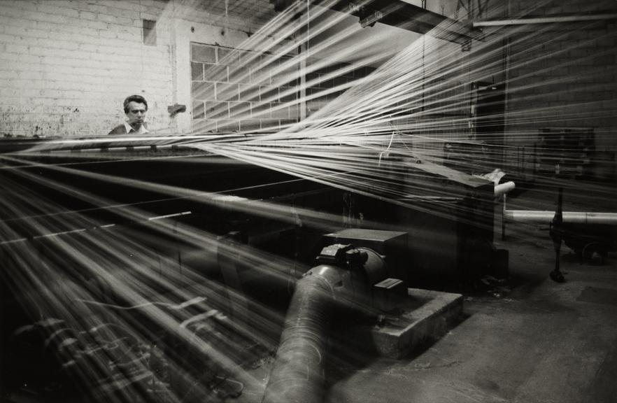 Automatic warping at Weavercraft, Bradford
