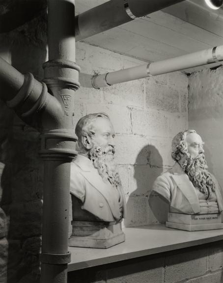 Bust of Sir Titus Salt & Sir Isaac Holden, Salt's Mill, Saltaire