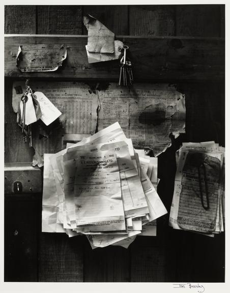 Invoices, Joiner's shop door, Ives Mill, Guiseley