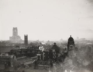 Liverpool skyline, with the Anglican Cathedral in the distance