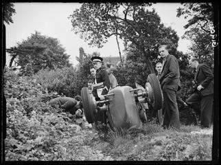 A crash at the Crystal Palace Racing Circuit