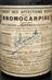 Glass bottle, contains bromocarpine nerve tonic made by G