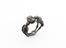 Metal memento mori finger ring