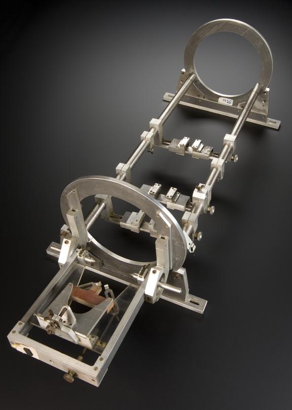 Stereotaxic Dog frame built for Professor Widdicombe by Edgar