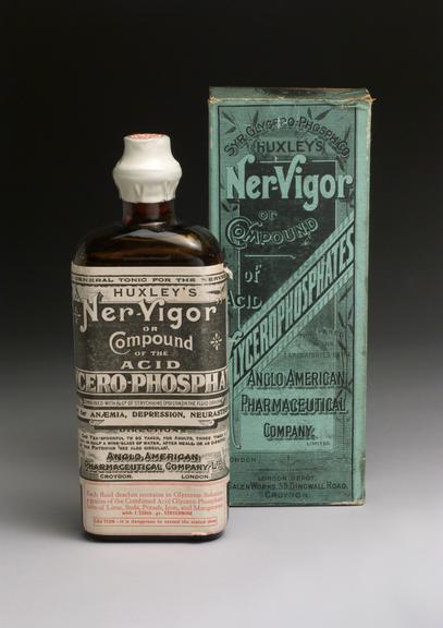 Bottle of Huxley's 'Ner-Vigor', England, 1892-1943