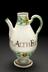 Syrup jug, north Italian, C19 polychrome maiolica