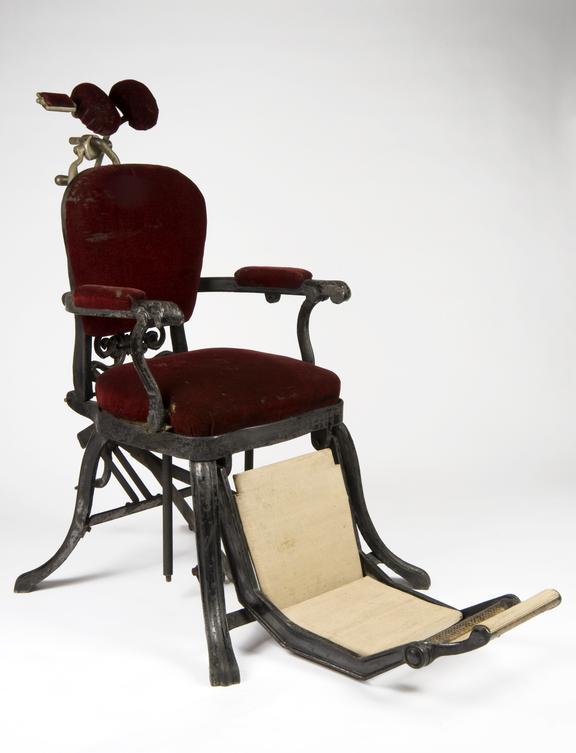 Dental chair, English, 1880-1910