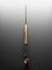 Clinical thermometer with metal case and attached chain
