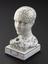 Earthenware phrenological bust, also designed as a penholder