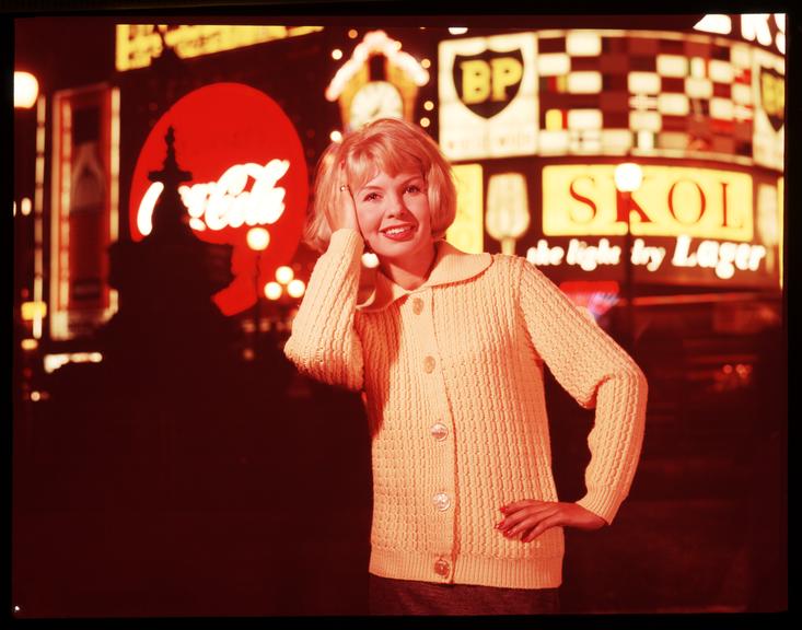 Woman in Piccadilly Circus