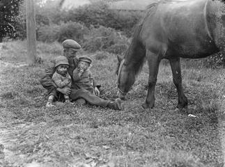 Daily Herald Photograph: Romany Gypsy community at Crawley