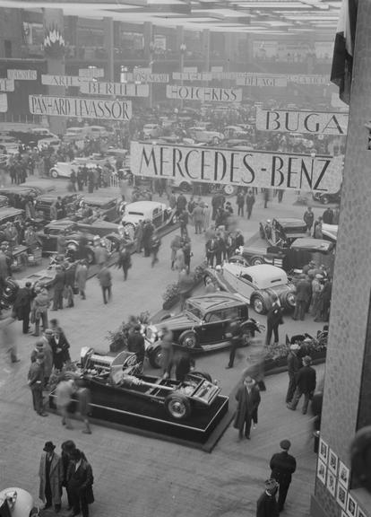 View of the Paris Automobile Exhibition